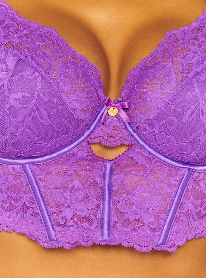 Aerie Hushed Violet Seamless Padded Bralette Purple Size M - $30
