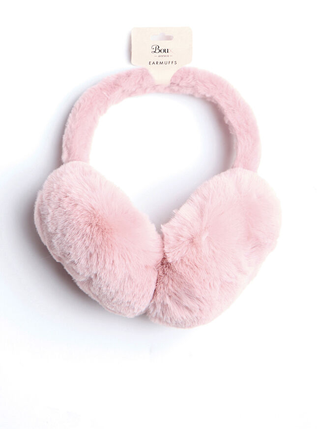 Fluffy oversized earmuffs