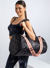Boux Sport black high shine duffle bag