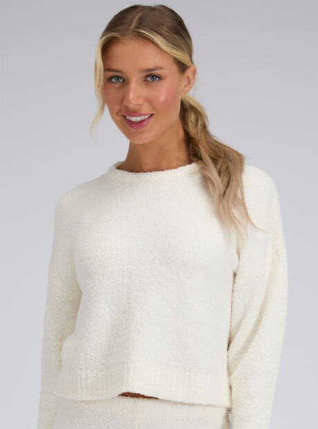 Boucle knitted jumper