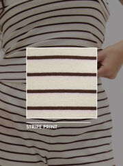Striped pointelle short pyjama set