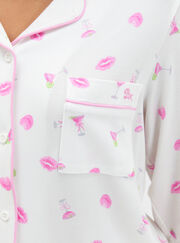 Cocktail modal long pyjama set