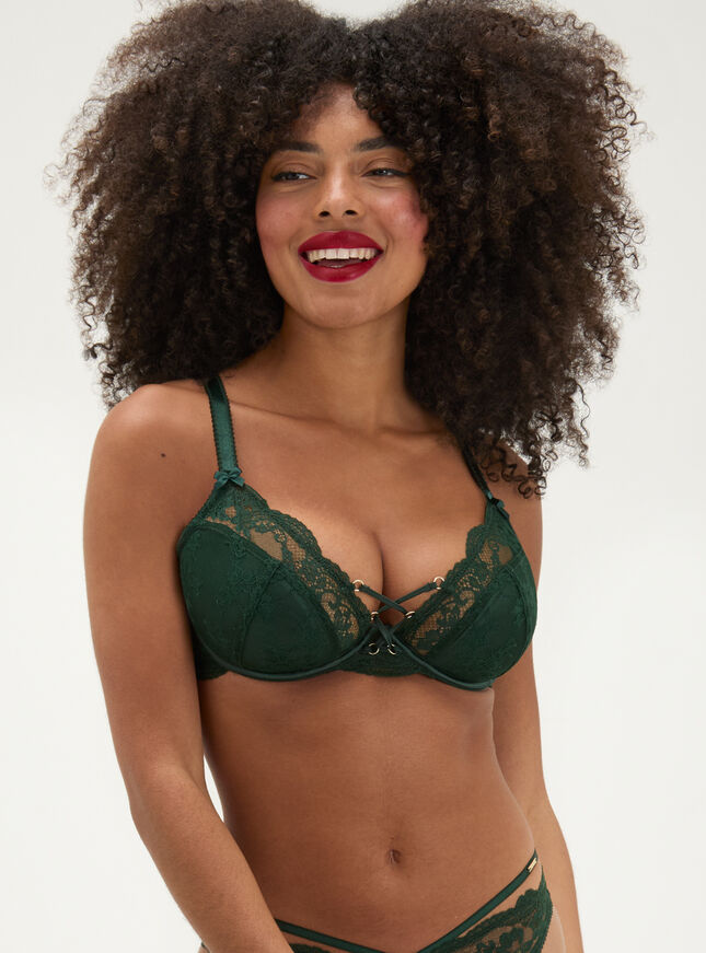 Adelaide lace plunge bra