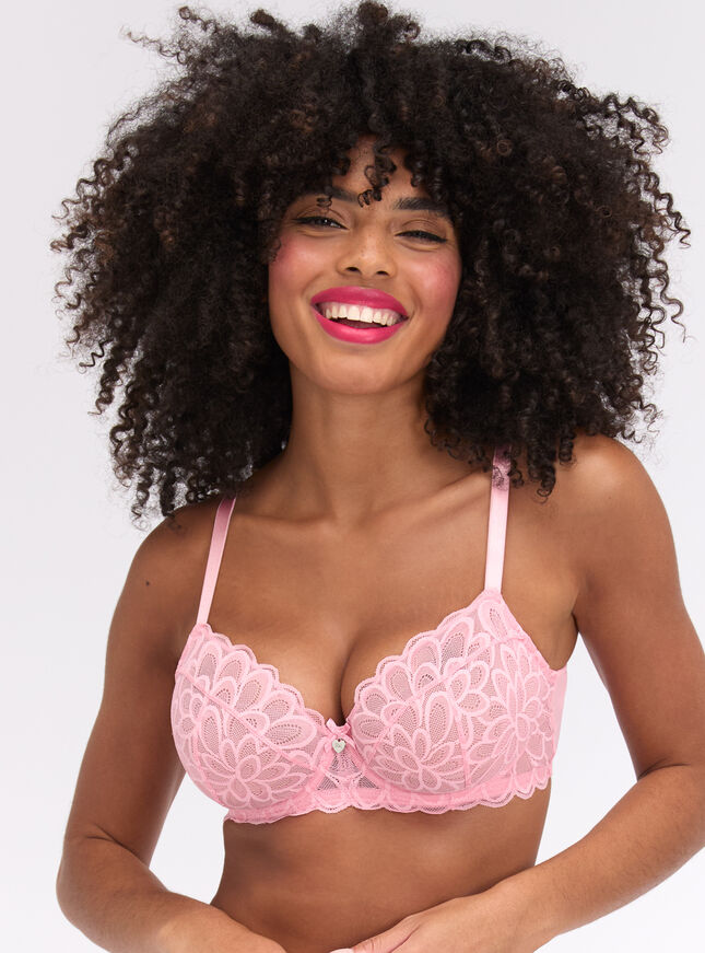 Eden lace balconette bra