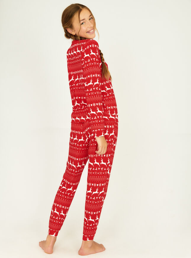 Kids fairisle twosie pyjama set