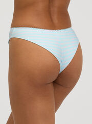 Freya striped brazilian knickers