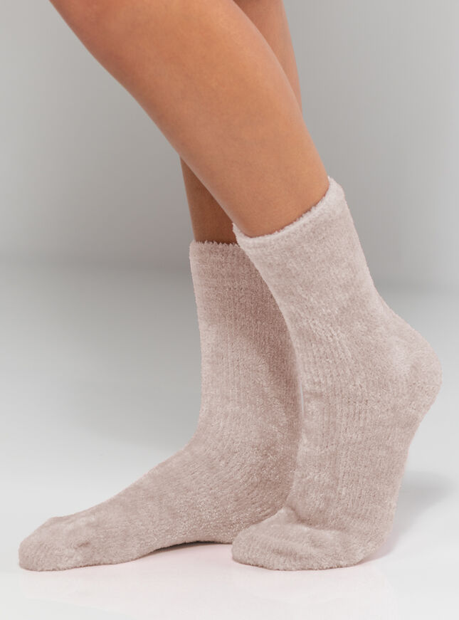 Velvet fleece socks