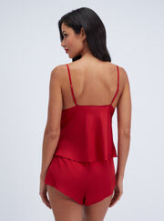 Kaya satin short cami set