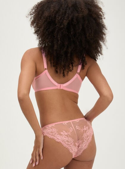 Elsbeth sheer lace balconette lingerie set
