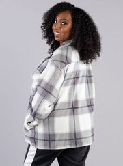 Check fleece shirt