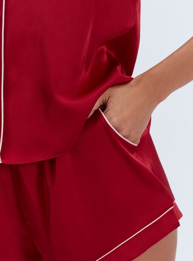 Sweet dreams satin short pyjama set