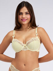 Mimosa lace balconette bra