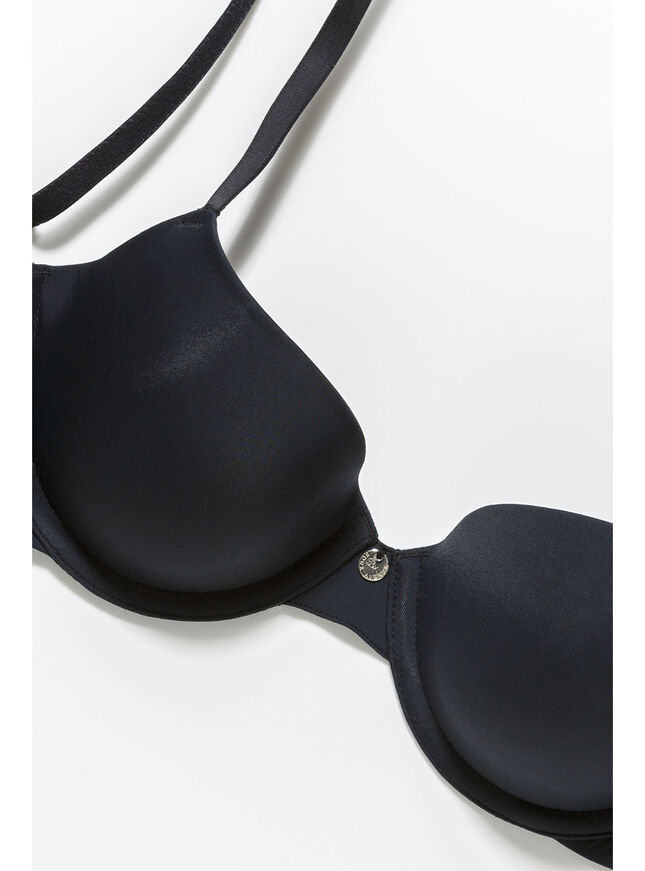 Tshirt bra Black Boux Avenue UK