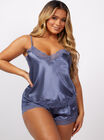 Marnie satin and lace cami set