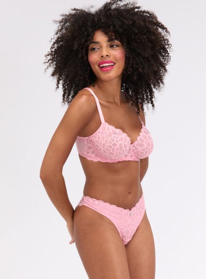 Eden lace balconette bra