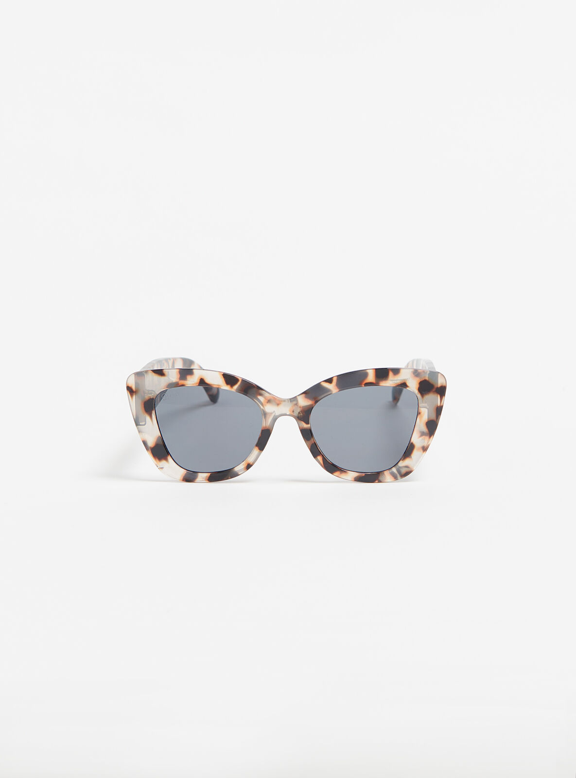 Leopard cat eye sunglasses | Brown Mix | Boux Avenue UK display picture 1
