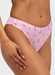 Freya breakfast print brazilian knickers