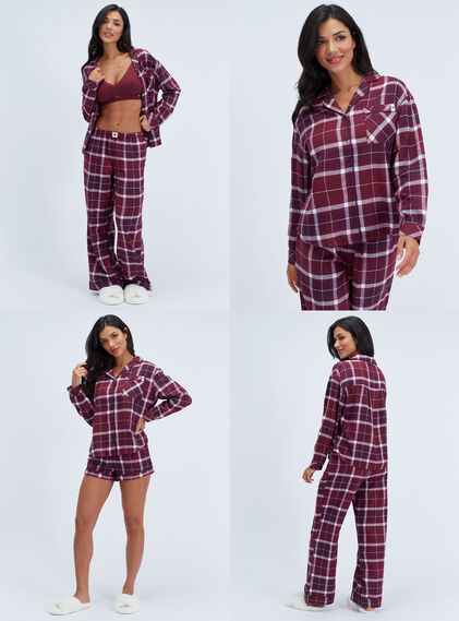 Somerville check woven mix & match set