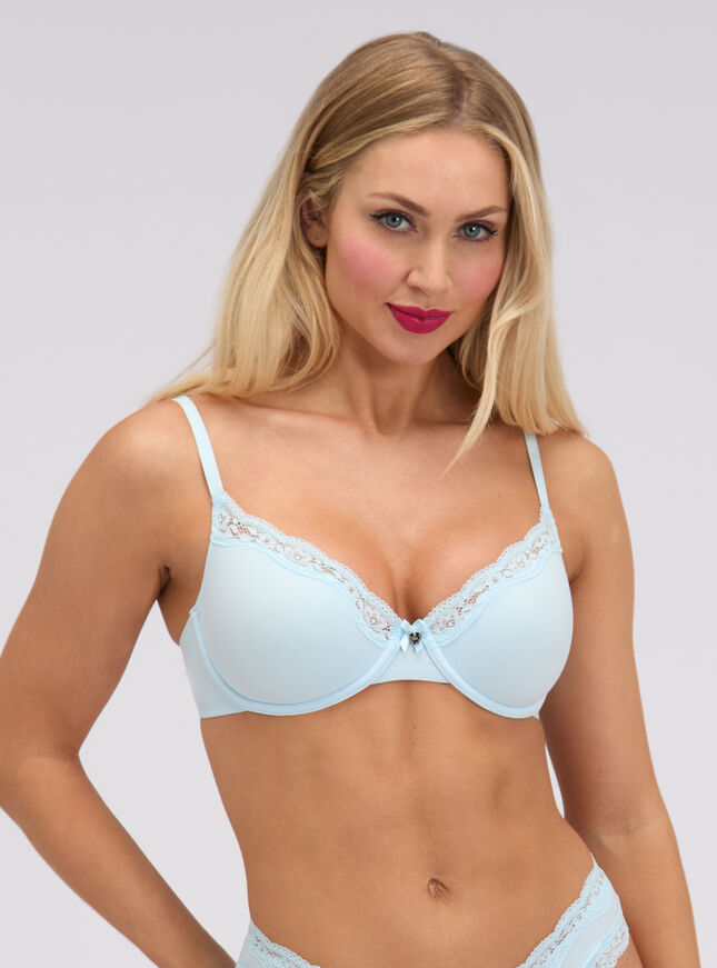 Softest ever unpadded plunge bra