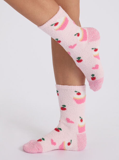 Cupcake cosy ankle socks