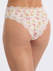 3 pack Tatiana print brazilian knickers