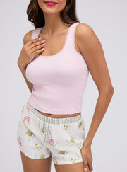 Matcha woven short pyjama set