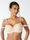 Fiji frill gingham balconette bikini top