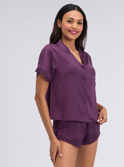 Daisy satin short pyjama set