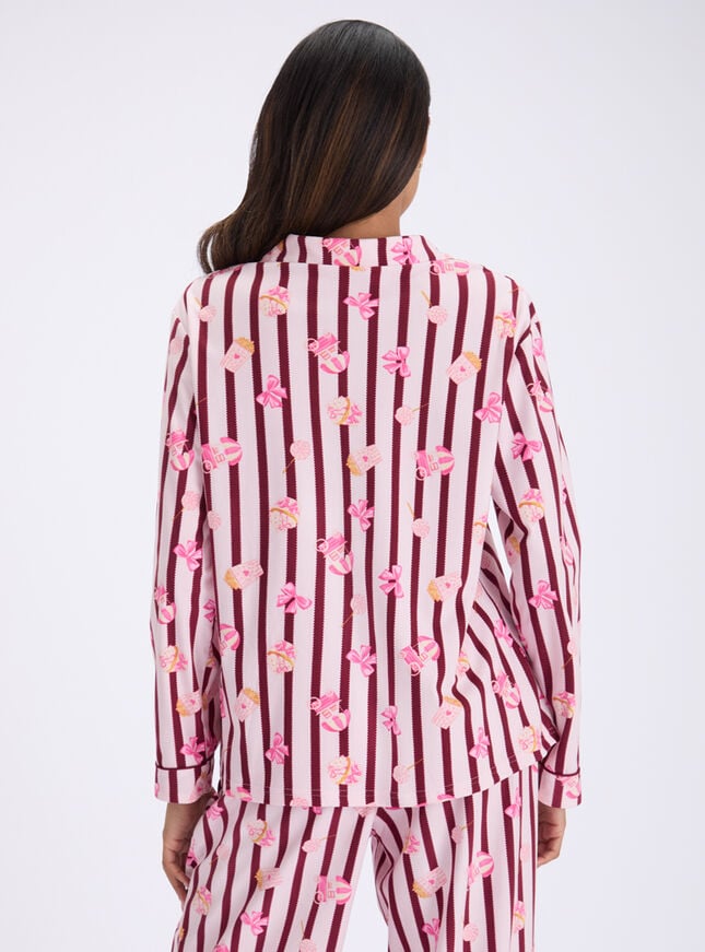 Popcorn club fleece pyjamas in a bag