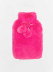 Fluffy hot water bottle