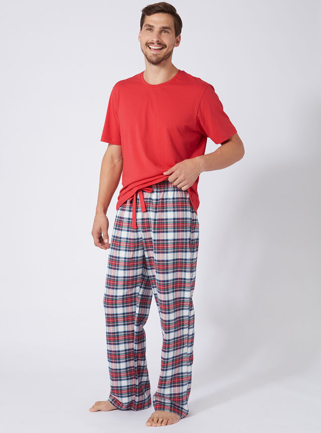 Mens Tartan Pyjama Set | Boux Avenue