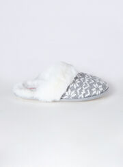 Fairisle mule slippers