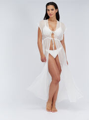 Chiffon maxi kaftan dress