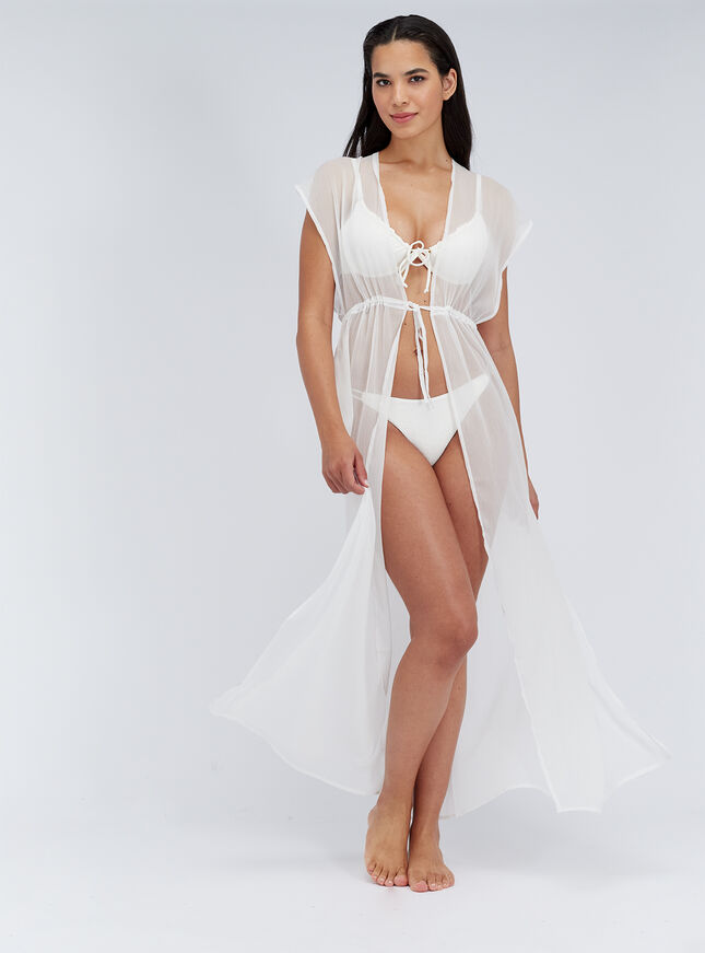 Chiffon maxi kaftan dress