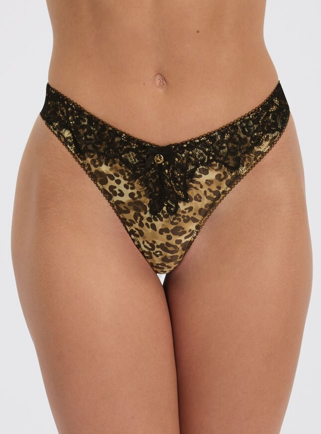 Odetta satin thong