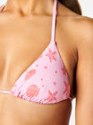 Syros shell triangle bikini top