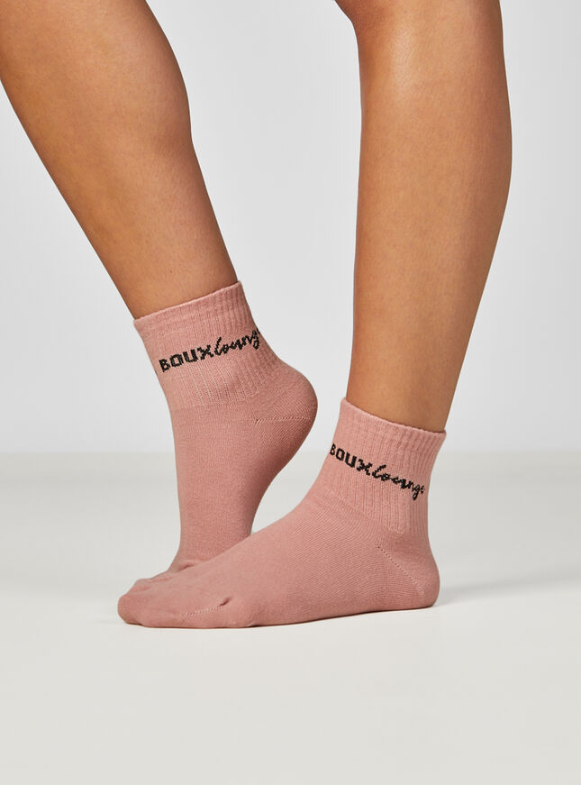 3 pack Boux Lounge mid-ankle socks