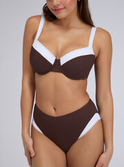Rivoli picot balconette bikini top