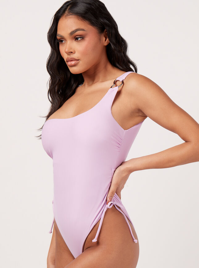 Kuta heart asymmetric swimsuit