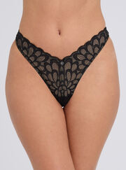 Eden lace thong