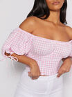 Off the shoulder corset top