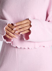 Lettuce edge fleece lounge set