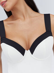 Rivoli monochrome swimsuit