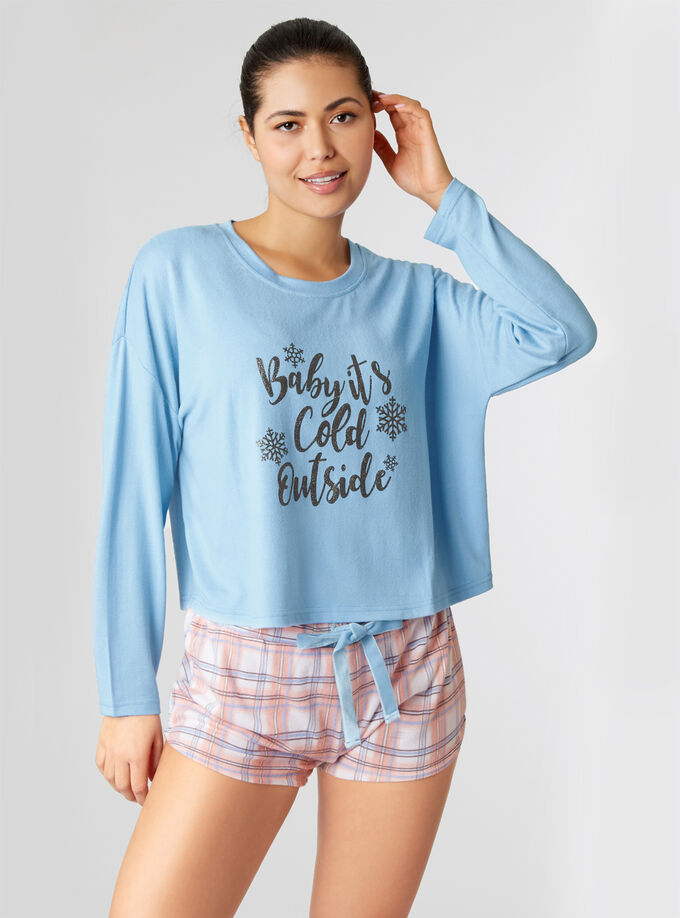 "Baby it's cold outside" pyjama set Boux Avenue UK