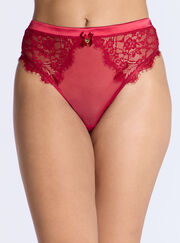 Passion lace high waisted thong