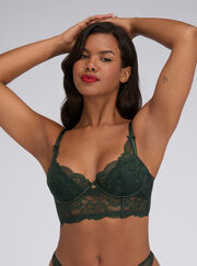 Wren lace longline bra