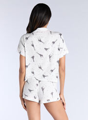 Giraffe modal short pyjama set