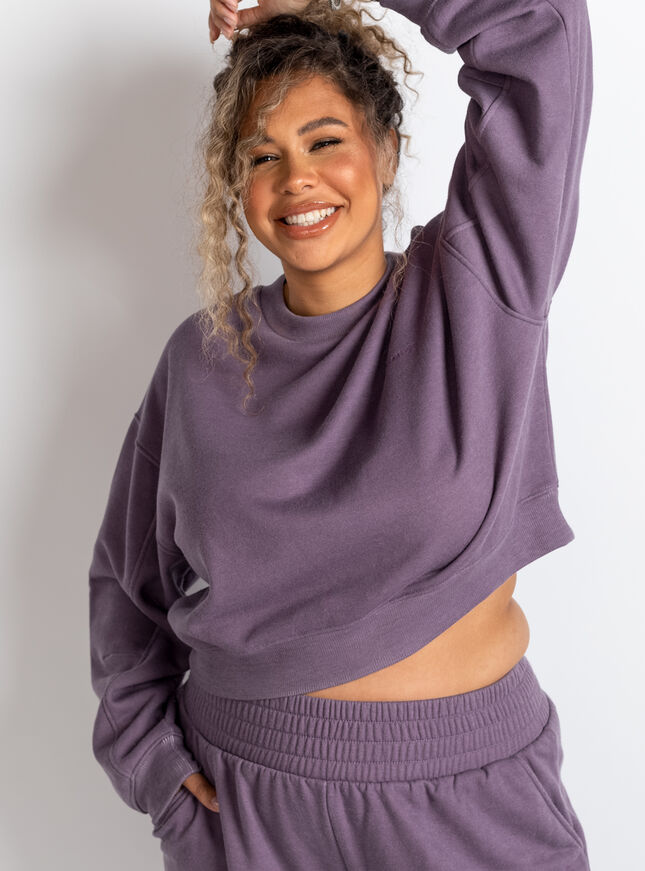 Boux lounge washed sweatshirt