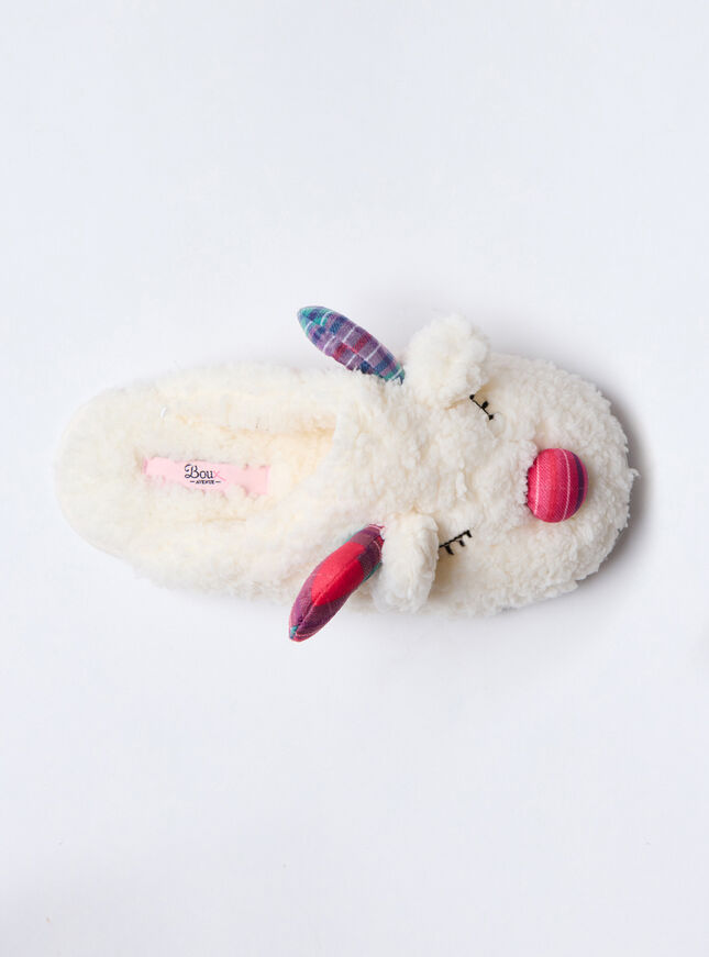 Reindeer mule slippers