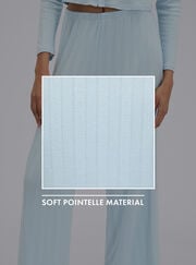 Pointelle pyjama trousers
